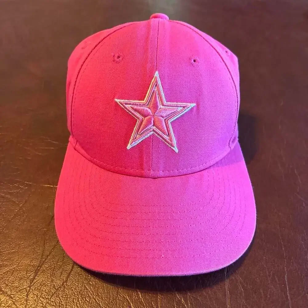 NFL Dallas Cowboys Youth Pink Embroidered Star Cap